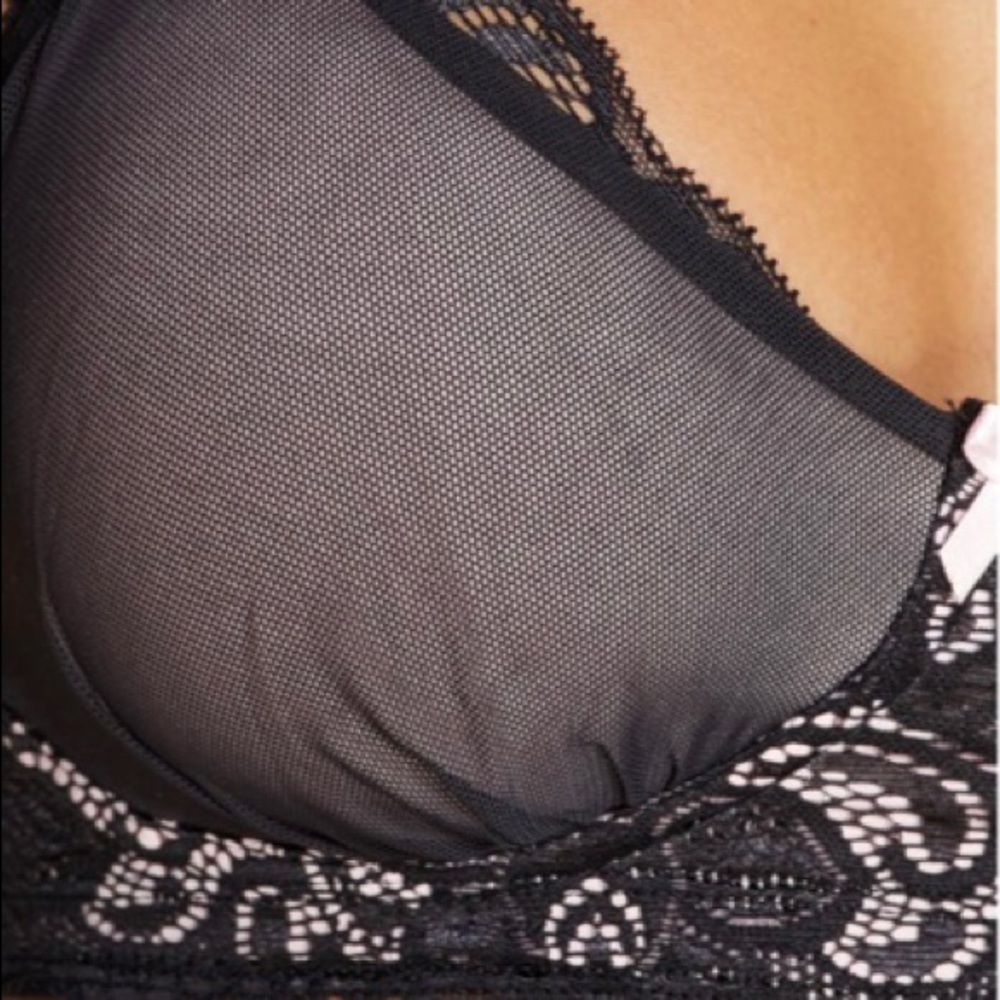 Belabumbum Mesh & Lace Nursing Bra - Picture 7 of 16
